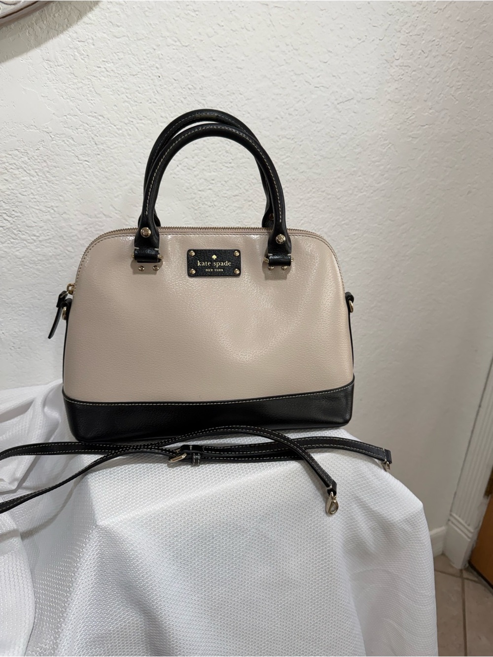 kate spade Pebbled Leather Satchel